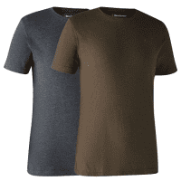 Deerhunter Basic T-Shirt 2er-Pack Herren braun