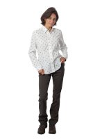 Skogen Bluse Damen Oliv Details