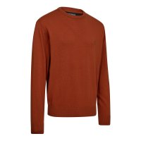Deerhunter Harrington Strickpullover mit Rundhalsausschnitt Oak Rust Melange