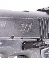 Sig Sauer 1911 WTP Luftdruckpistole 1776&#39; Gravur auf dem Schlitten