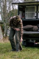 Blaser Vintage Top Heat 2L Padded Bib Hose Herren olive melange/black Detail 2