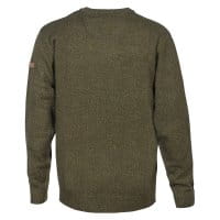 Percussion V-neck Pullover Sweater Khaki