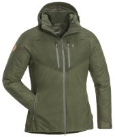 Pinewood Furudal Retriever Active Jacke Damen Mossgreen/D.Mossgreen Vorderseite 