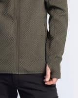 Pinewood Everyday Travel Full Zip Sweater D.Green Melange Imagebild 3