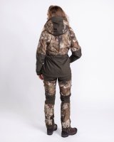 Pinewood Furudal Tracking Camou Hose Damen Strata/Moosgreen Detail 3
