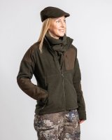 Pinewood Smaland Forest Fleece Jacke Damen H.Green Detail 1