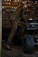 H&auml;rkila Runa Hose Damen Slate brown/Willow green Anwendung 1