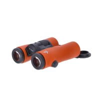 Swarovski NL Pure 10x32 Fernglas orange seitlich hinten