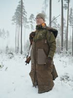 Pinewood Abisko Ansitzsack Jagd Suede Brown Anwendung 8