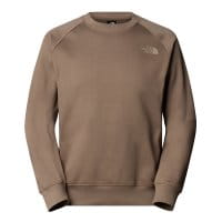 The North Face Raglan Redbox Sweatshirt Mocha Brown-Mushroom Grey