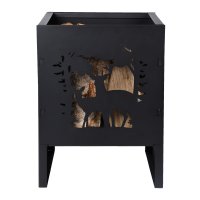 AKAH Feuerkorb mit Holz