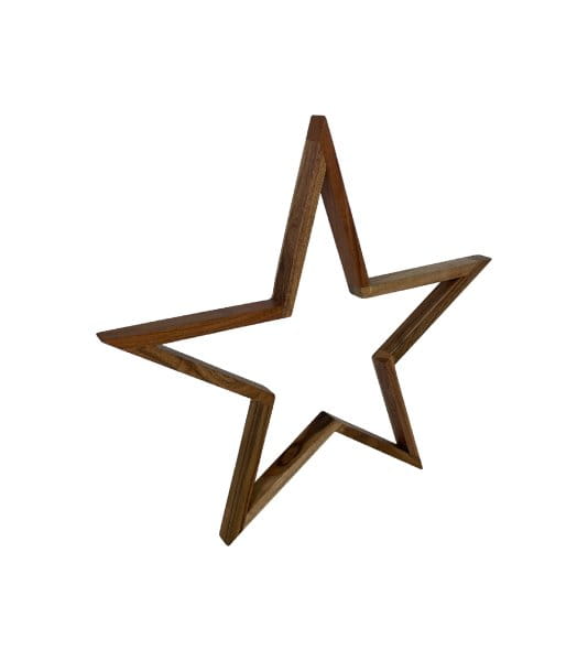 Kaheku Stern Almeria Groß – B 30 × T 3 × H 30 cm