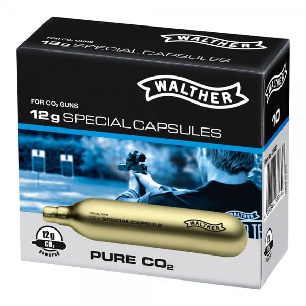 Umarex Walther CO2 Kapseln 12 g - 10 Stk. Umarex Walther CO2 Kapseln 12 g - 10 Stk.
