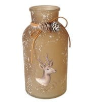 LivingActive Maria Vase 20 cm braun