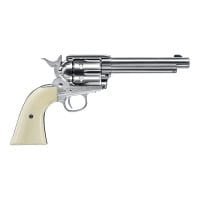 Umarex Colt Single Action Army 45 Nickel 4,5 mm Diabolo Luftdruck Revolver Vollansicht rechts