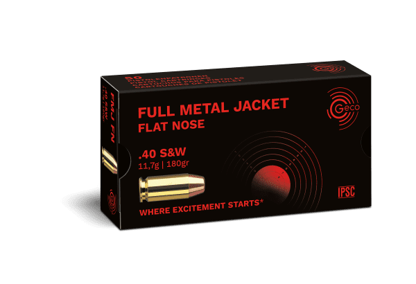 Geco .40 S&W Vollmantel 180gr. Geco .40 S&W Vollmantel 180gr.