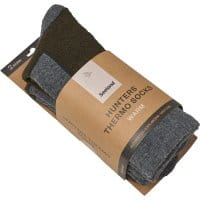 Seeland Field Thermo Socken - 2Pack Pine Green Melange/Grey Melange