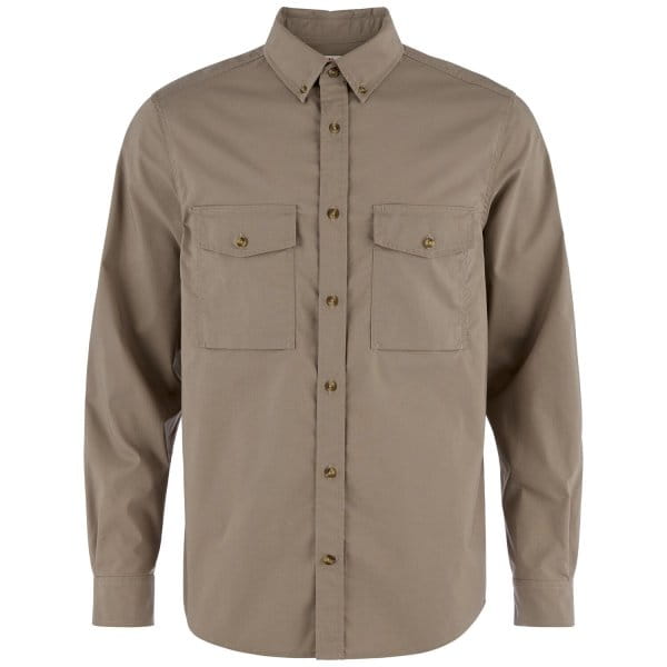 Fjällräven Övik G-1000 Shirt LS M Suede Brown