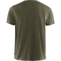 Fj&auml;llr&auml;ven Logo T-shirt  Dark Olive Herren Back