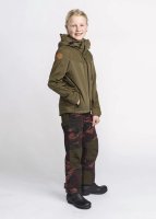 Pinewood Lappland Camou Kids Winter Hose Dusty Plum Jungle Detail 2