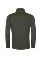 Jagdhund Ternberg Lodenstrickjacke Gr&uuml;n R&uuml;ckseite