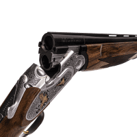 Brenner Bockdoppelflinte BF 20 Premium Gold Kal. 12/76  ge&ouml;ffnet