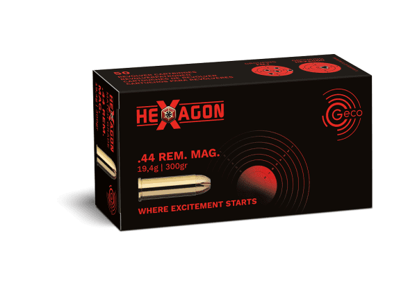 Geco .44 Rem. Mag. Hexagon 300gr. - 50 Stk. Geco .44 Rem. Mag. Hexagon 300gr. - 50 Stk.