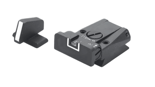 LPA Mikrometer-Visier SPR für HK P7 M8/M13 & MK23 SOCOM White Outline inkl. Korn