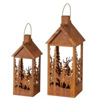 LivingActive Cervo Laterne 2 tlg. Set