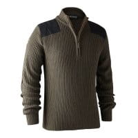 Deerhunter Rogaland Strickpullover mit Rei&szlig;verschluss bis 4XL