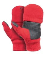 Pfanner Wollfilz Handschuh Rot Details