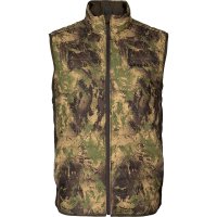 H&auml;rkila Deer Stalker Camo Reversible Packable Weste Forest Vorderseite 
