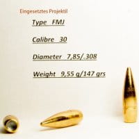 KolbergGlas Whiskyglas mit Projektil Details