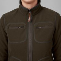 H&auml;rkila Kamko Wende-Fleecejacke Damen braun Details