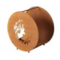&Eacute;tag&egrave;re pour bois de chemin&eacute;e LivingActive Maria