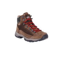 Meindl Baltimore Lady GTX Wanderschuh Kastanie/Rot seitlich vorne