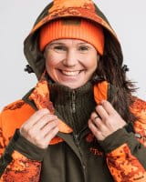 Pinewood Hunter Pro Xtreme 2.0 Camou Jacke Damen Moosgr&uuml;n/Strata Blaze Detail 4