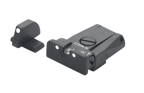 LPA Mikrometer-Visier SPR für Beretta 92A1, 98A1 + 8000 Cougar, 3-Dot inkl. Korn