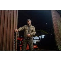 H&auml;rkila Kamko Fleecejacke Dark antique bronze/Willow green