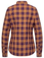 Blaser Charlotte Bluse Damen ocker/lila kariert
