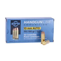 PRVI/PPU 10mm Auto FPJ 190 gr. - 50 Stk.