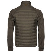 Pinewood Finnveden Hybrid Power Fleece Jacke Dusty Brown R&uuml;ckseite 