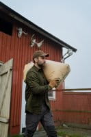 H&auml;rkila Kaldfjord Hemd Willow Green check Anwendung 2