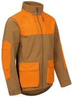 Blaser Tackle Softshell Jacke Herren braun/orange rechts