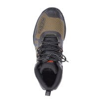 KEEN Zionic Mid Waterproof Wanderstiefel Dark Olive/Scarlet Ibis oben
