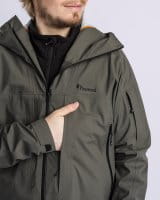 Pinewood Abisko Pathfinders 3L Jacke Urban Green Detail 4
