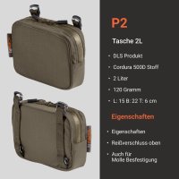 Vorn P2 Tasche 2L Fog Green Bild 2