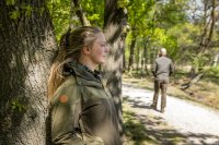 Pinewood Finnveden Hybrid Extrem Jacke Damen D.Olive/H.Olive Anwendung