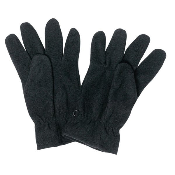 Percussion Fleece Handschuhe Schwarz