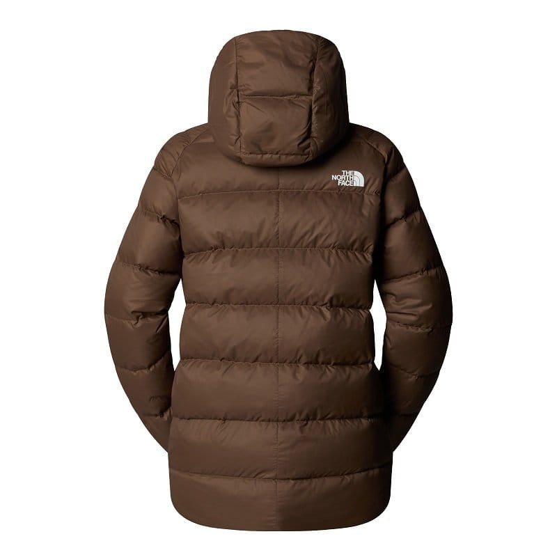 The North Face Hyalite Daunen-Parka mit Kapuze Damen Smokey Brown